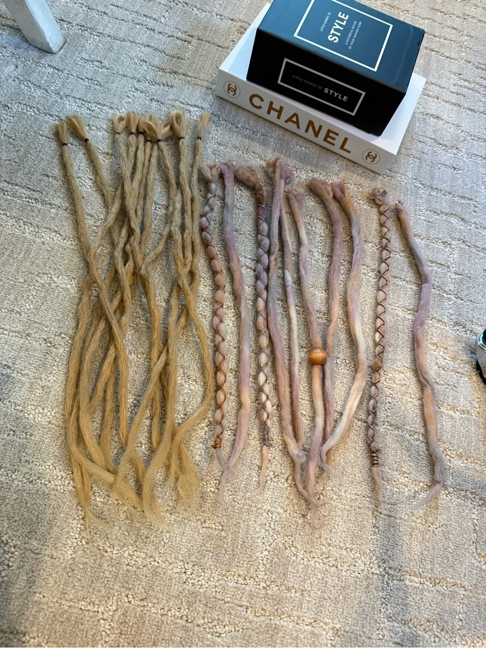 Free People Blonde & Pastel Braided Hair Extensions